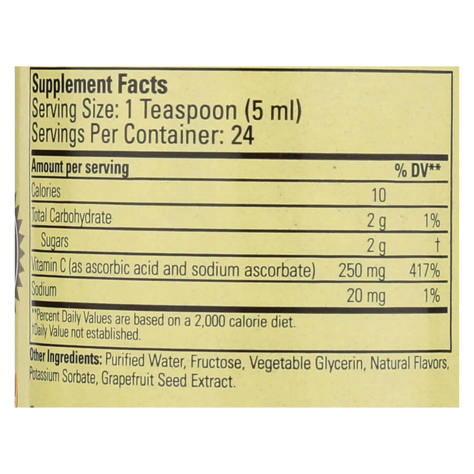 Childlife Liquid Vitamin C Orange - 4 fl oz - Image 2