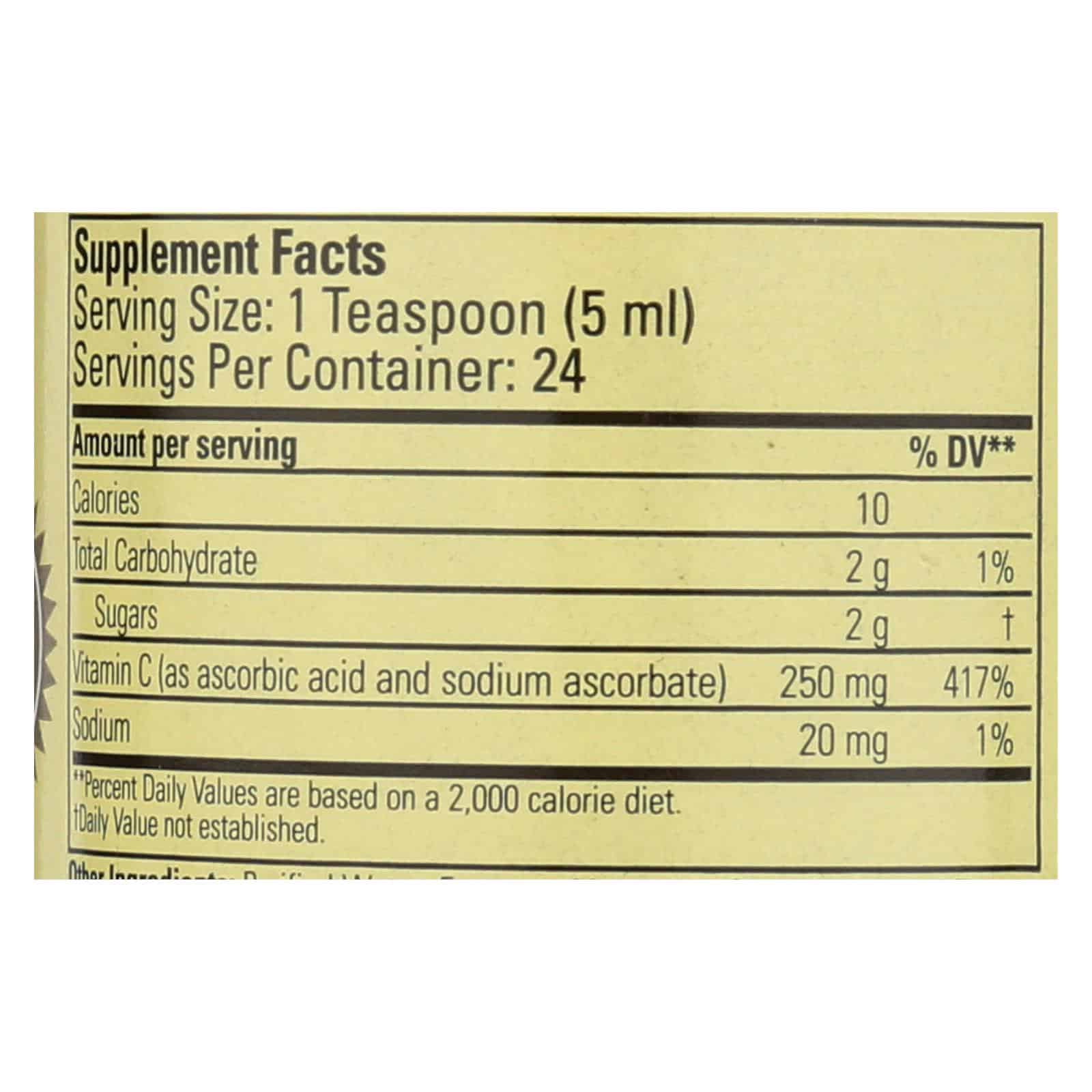 Childlife Liquid Vitamin C Orange - 4 fl oz - Image 3