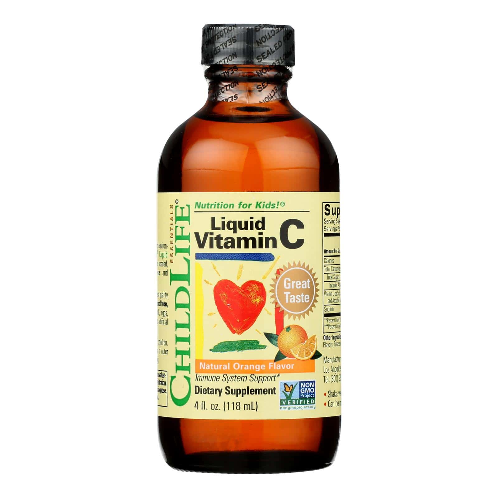 Childlife Liquid Vitamin C Orange - 4 fl oz