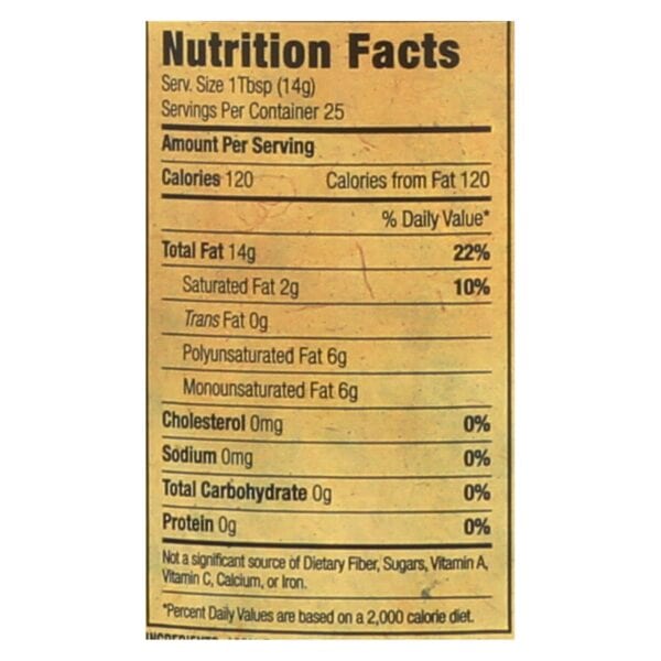 Napa Valley Naturals Organic Toasted Sesame Oil - Case of 12 - 12.7 Fl oz. - Image 3
