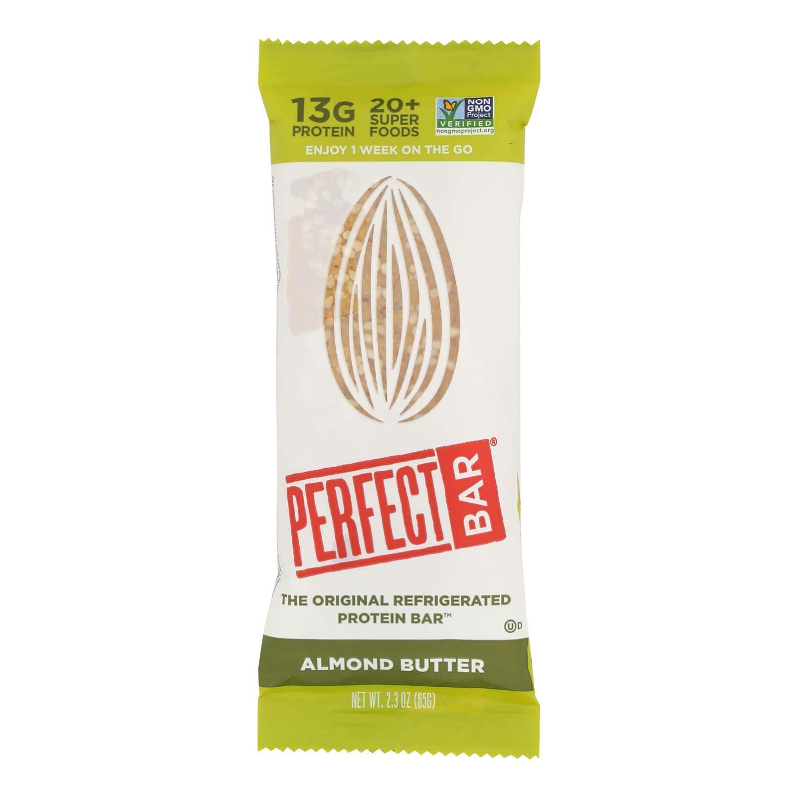 Perfect Bar Almond Butter Bar - Case of 8 - 2.3 OZ - Image 2