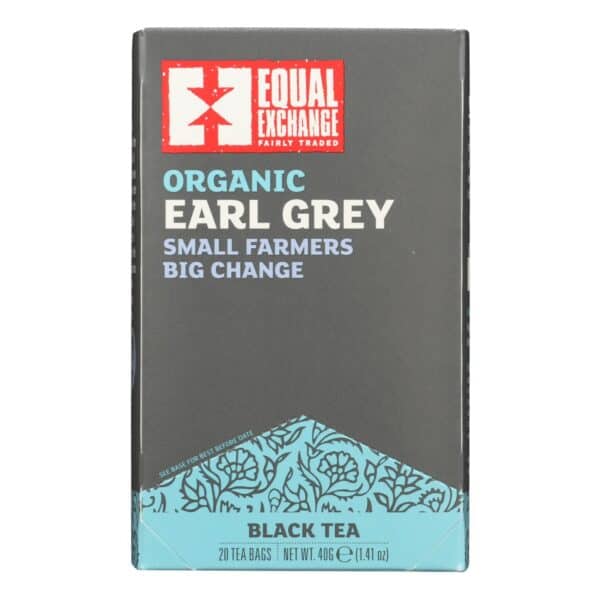 Equal Exchange Organic Earl Grey Tea - Grey Tea - Case of 6 - 20 Bags - Image 2