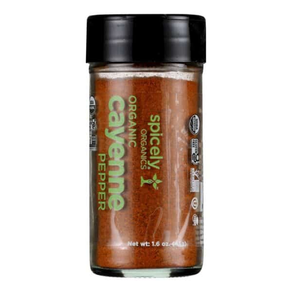 Spicely Organics - Organic Cayenne Pepper - Case of 3 - 1.6 oz. - Image 2