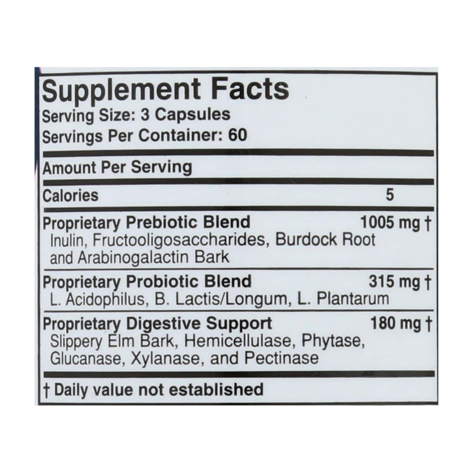 Health Plus - Prebiotic Formula - Colon Cleanse Max - 180 Capsules - Image 2