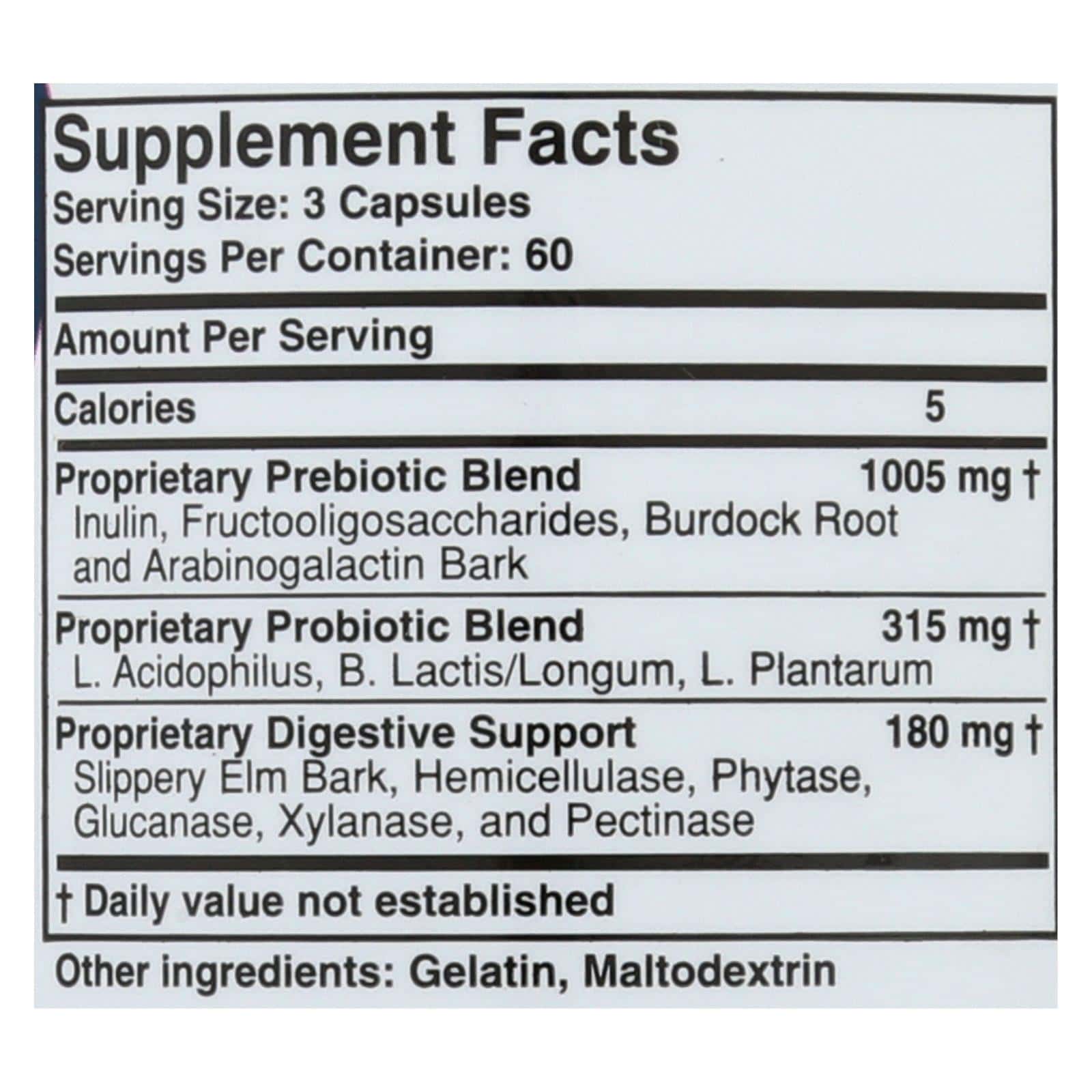 Health Plus - Prebiotic Formula - Colon Cleanse Max - 180 Capsules - Image 3