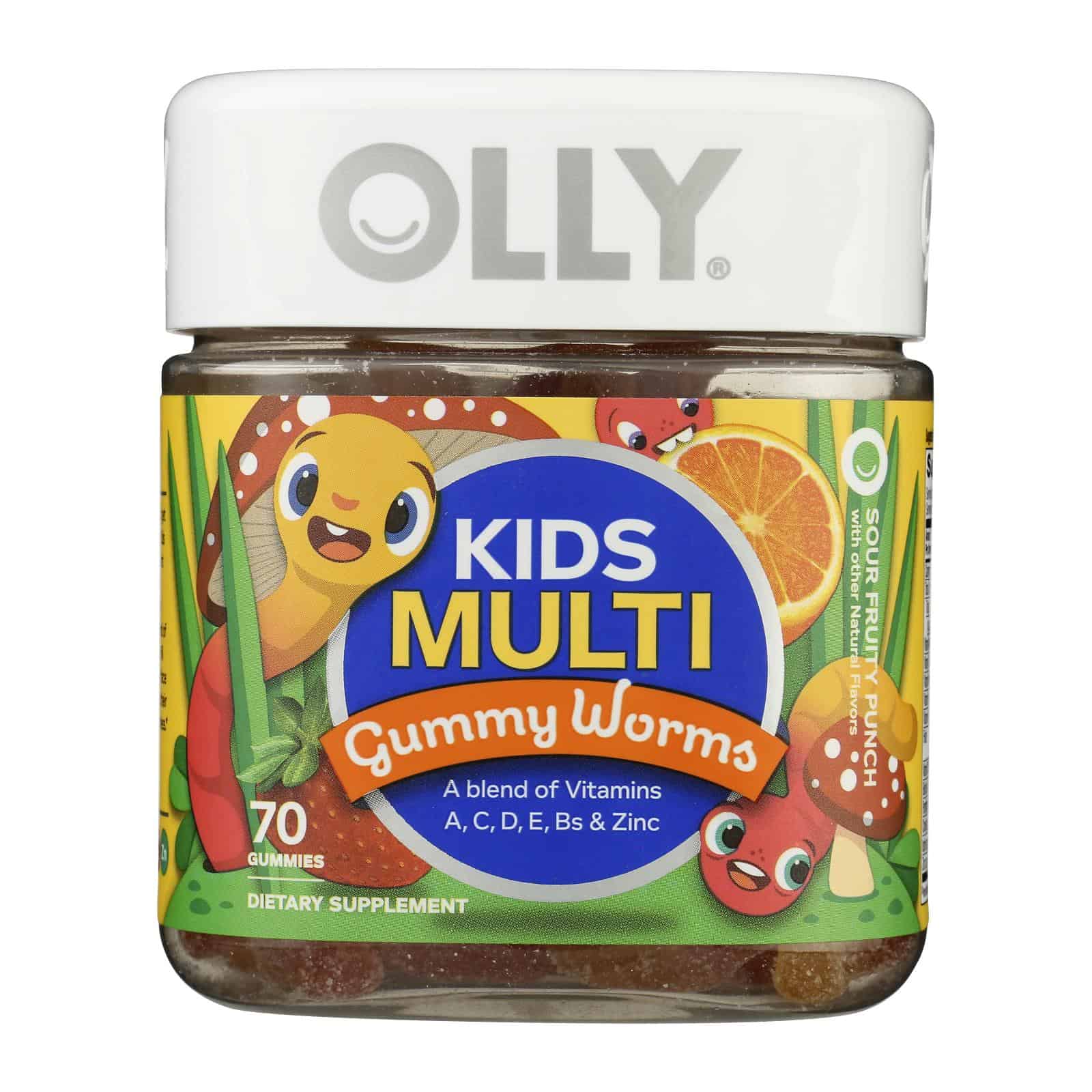 Olly - Kids Multivit Gmmy Worms - CS of 3-70 CT - Image 2
