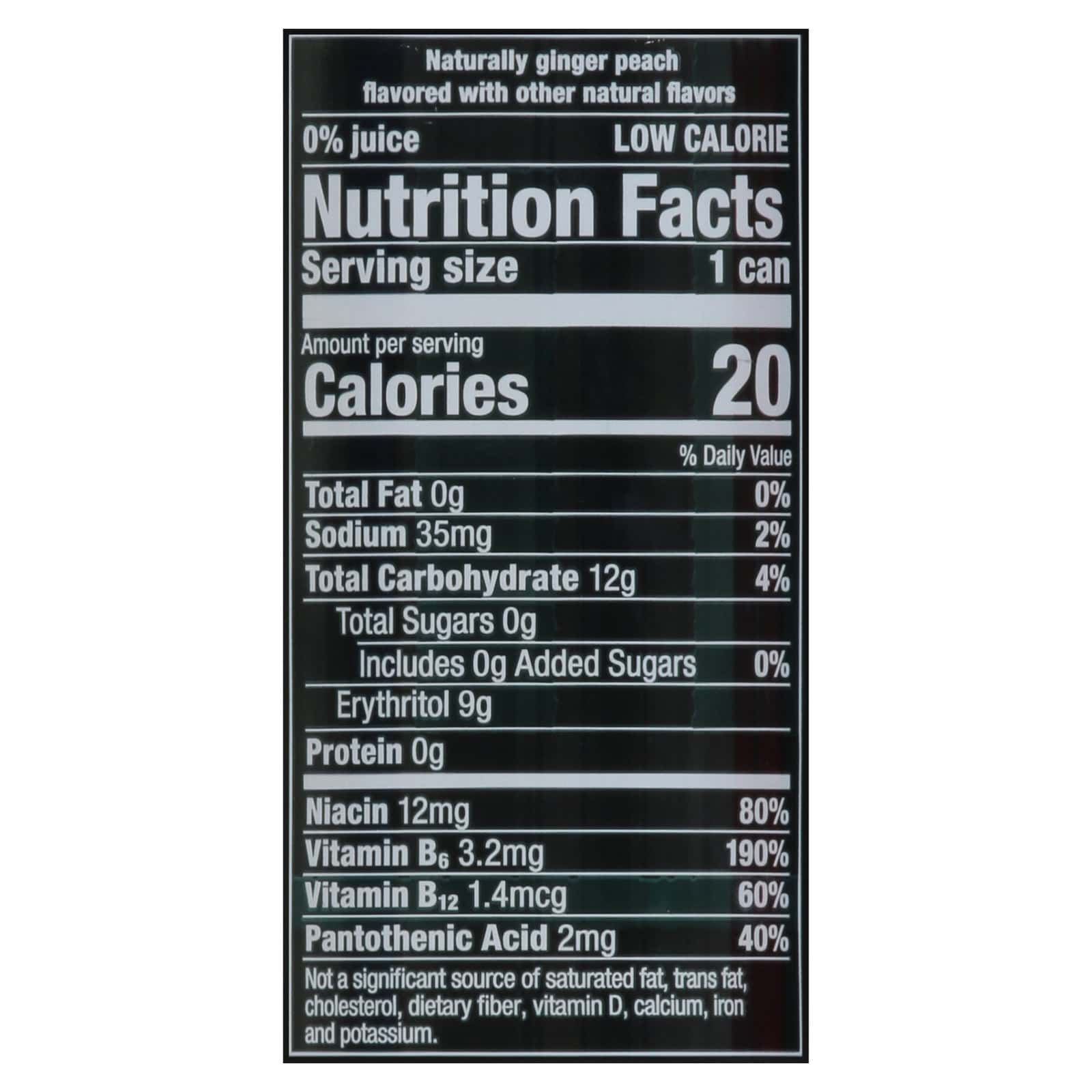 Machu Picchu - Energy Drink Ginger Peach - Case of 12-12 FZ - Image 2