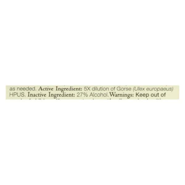 Bach Flower Remedies Essence Gorse - 0.7 fl oz - Image 2