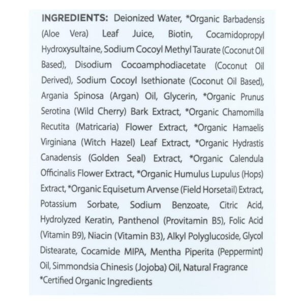 Mill Creek Botanicals Biotin Shampoo  - 1 Each - 14 FZ - Image 2
