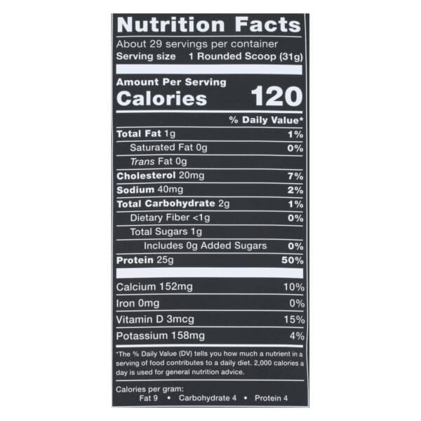 Ascent Native Fuel Vanilla Bean Whey Protein Powder Blend Vanilla Bean - 1 Each - 2 LB - Image 3