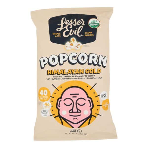 Lesser Evil - Popcorn Himlyn Gold - Case of 12-4.6 OZ - Image 3