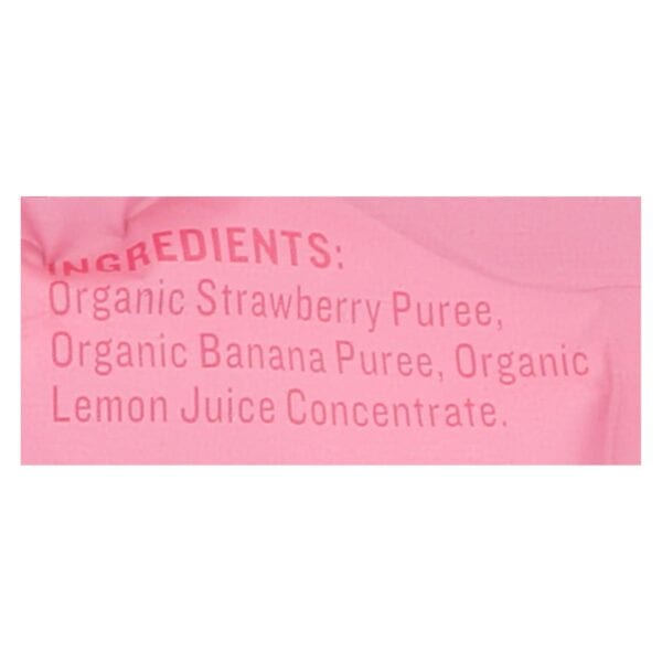 Peter Rabbit Organics Fruit Snacks - Strawberry and Banana - Case of 10 - 4 oz.