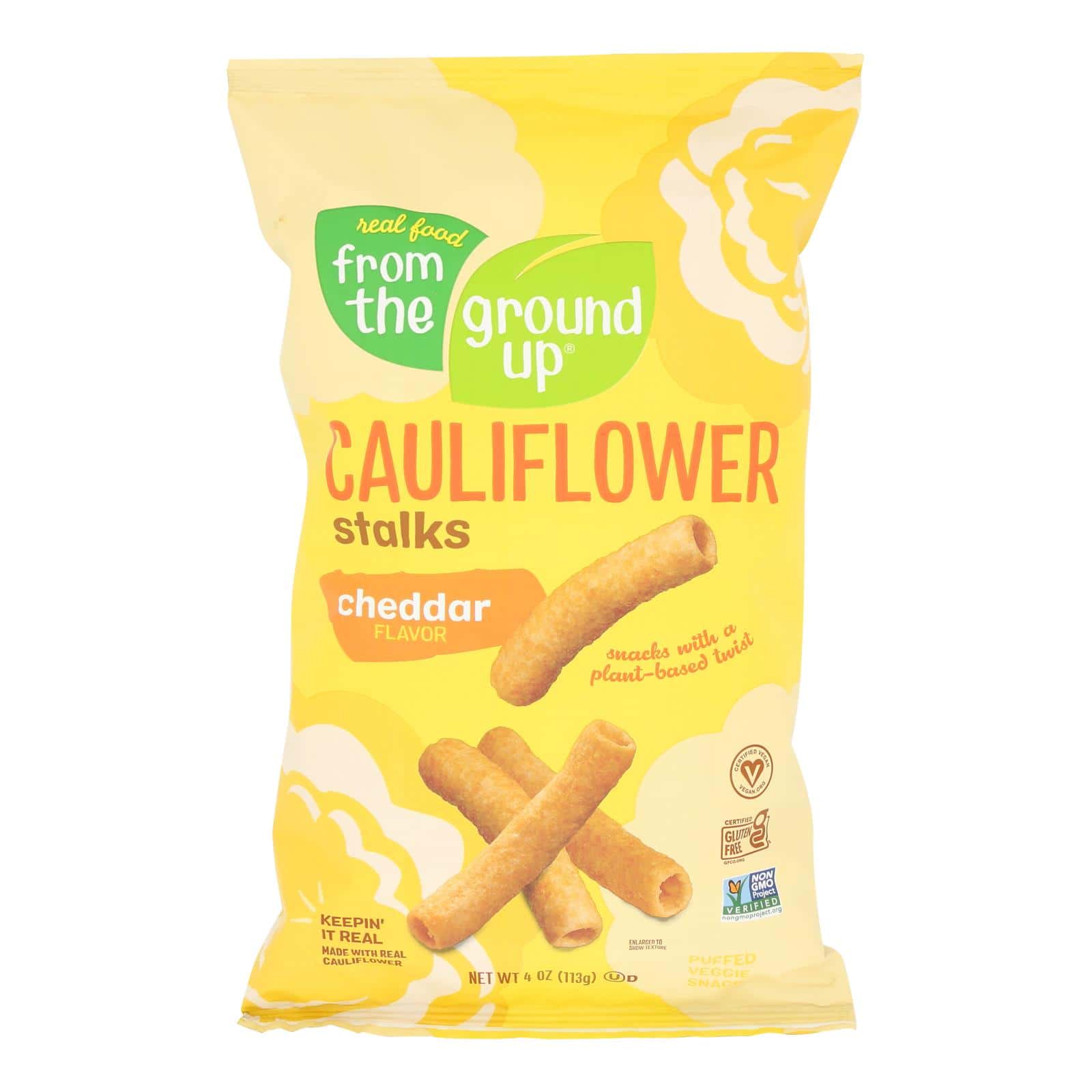 From The Ground Up - Stalk Chddar Cauliflower - Case of 12 - 4 OZ - Image 3