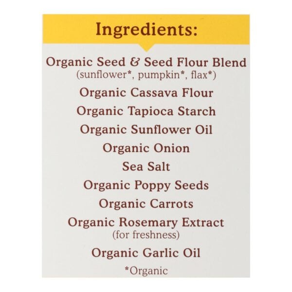 Simple Mills - Crckr Seed Flr Evrythng - Case of 6-4.25 OZ