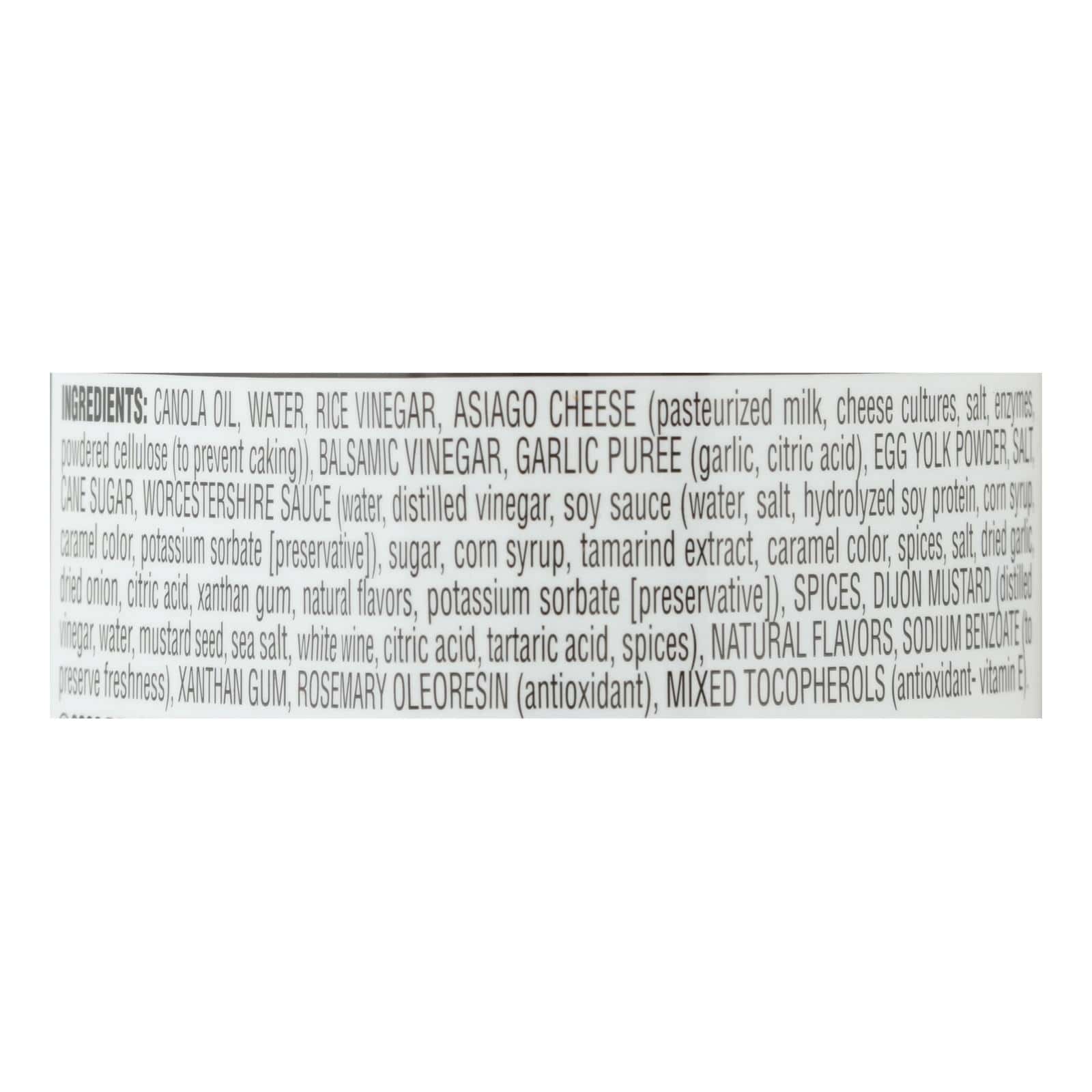 Brianna's - Salad Dressing - Asiago Caesar - Case of 6 - 12 Fl oz. - Image 2