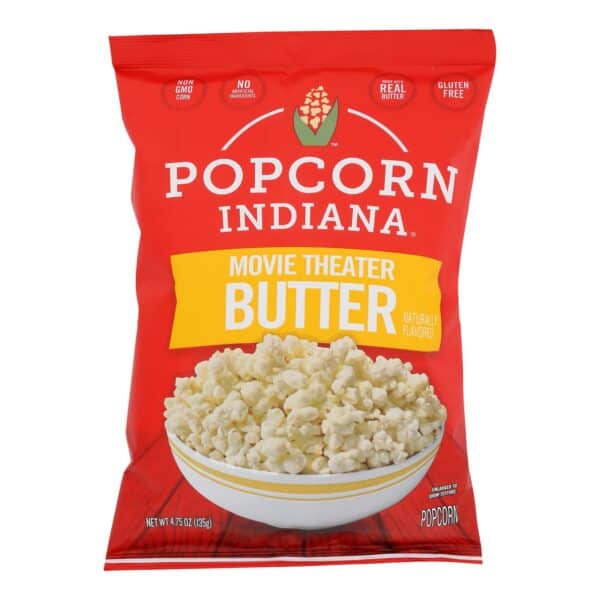 Popcorn Indiana Popcorn - Movie Theater - Case of 12 - 4.75 oz. - Image 2