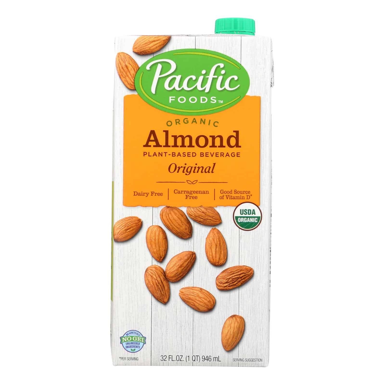 Pacific Natural Foods Almond - Non Dairy - Case of 12 - 32 Fl oz. - Image 3
