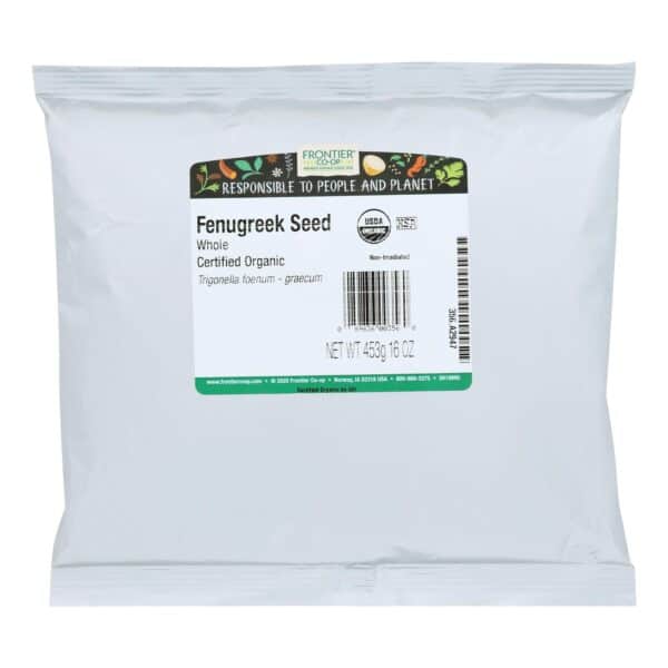 Frontier Herb Fenugreek Seed Organic Whole - Single Bulk Item - 1LB - Image 2