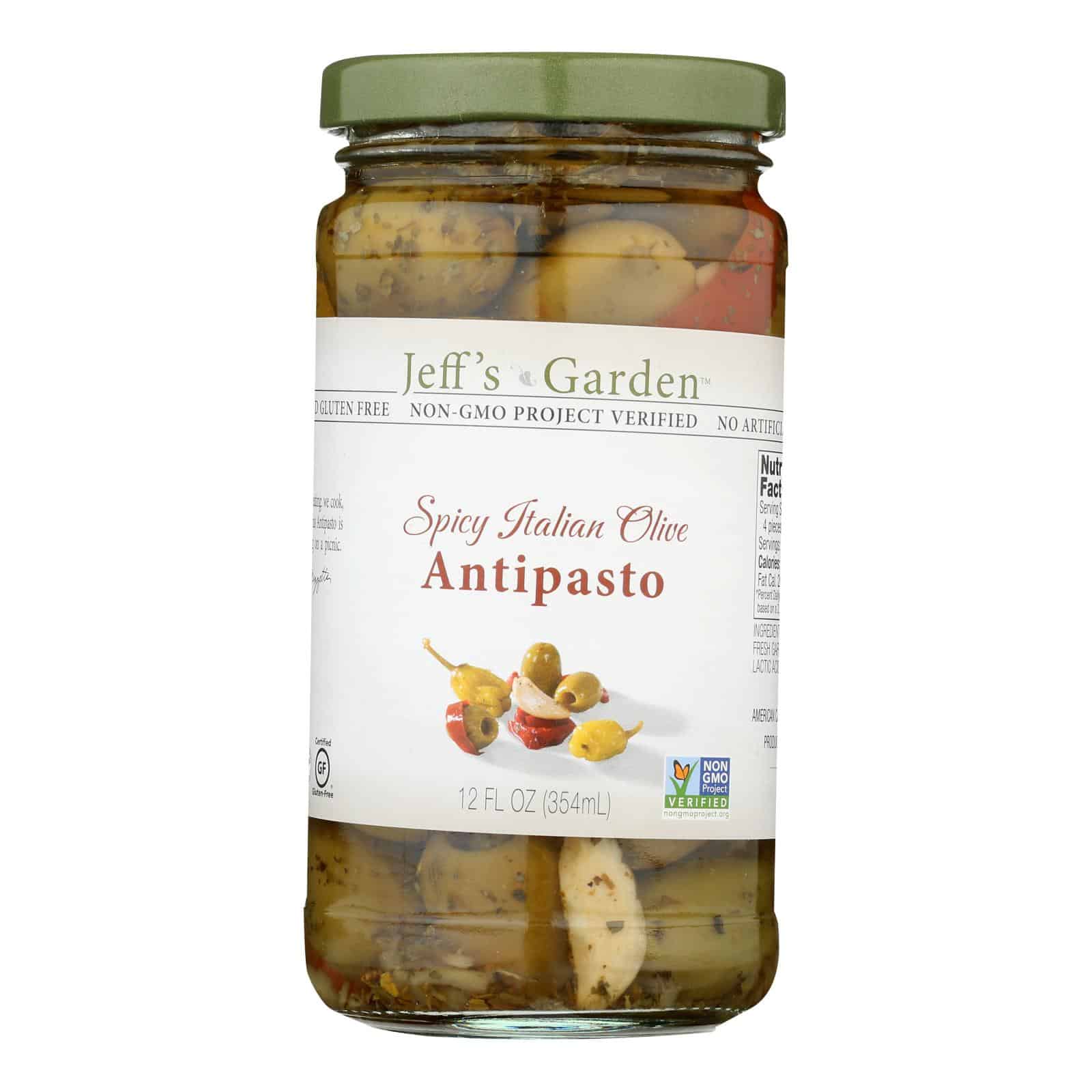 Jeff's Natural Jeff's Natural Antipasto - Antipasto - Case of 6 - 12 Fl oz. - Image 3