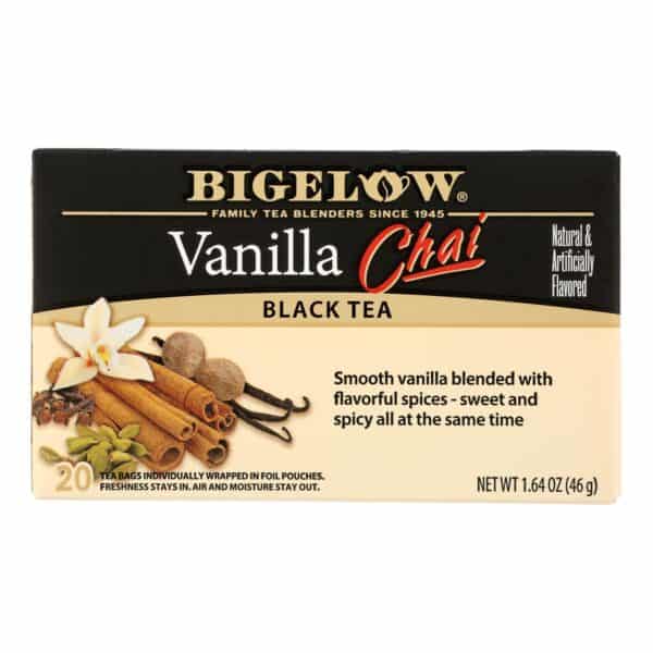 Bigelow Tea Tea - Chai Vanilla - Case of 6 - 20 BAG - Image 2