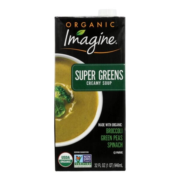 Imagine Foods - Soup Spr Greens Creamy - Case of 6-32 FZ