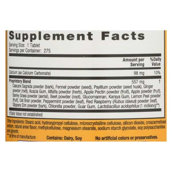 Nature's Secret Multi-Fiber Colon Cleanse - 275 Tablets - Image 2
