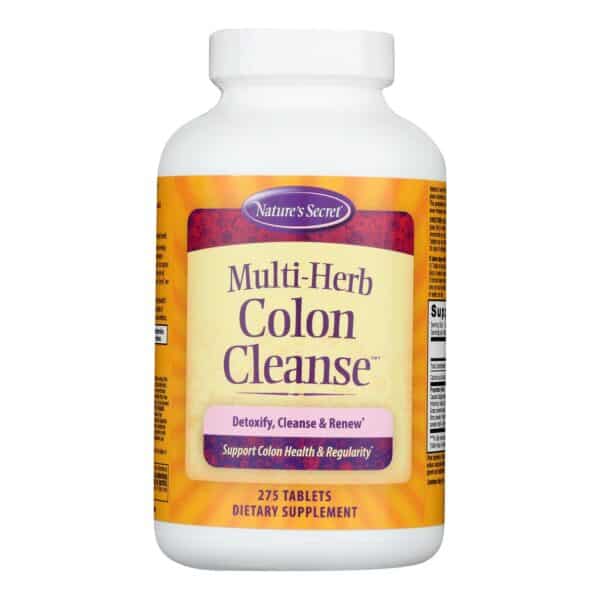 Nature's Secret Multi-Fiber Colon Cleanse - 275 Tablets
