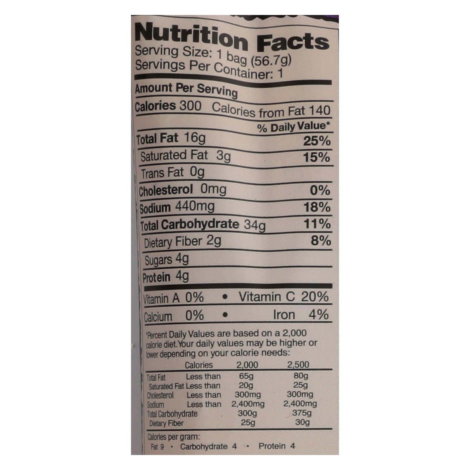 Dirty Chips - Potato Chips - Salt and Vinegar - Case of 25 - 2 oz. - Image 3