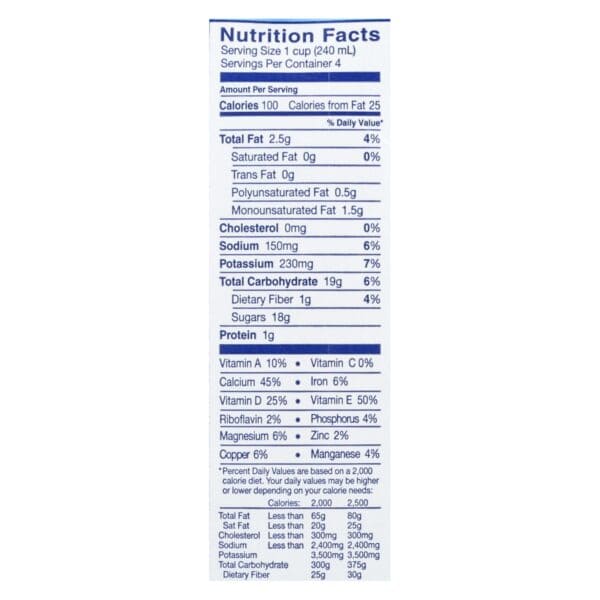 Almond Breeze - Almond Milk - Chocolate - Case of 12 - 32 fl oz. - Image 2