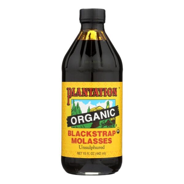 Plantation Organic Blackstrap Molasses Syrup - Case of 12 - 15 oz. - Image 3