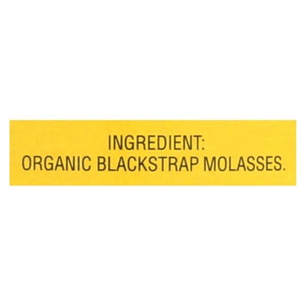 Plantation Organic Blackstrap Molasses Syrup - Case of 12 - 15 oz.