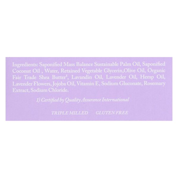 Dr. Woods Castile Bar Soap Lavender - 5.25 oz - Image 2