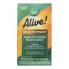 Nature's Way - Alive! Max3 Daily Multi-Vitamin - Max Potency - No Iron Added - 90 Tablets - Image 2