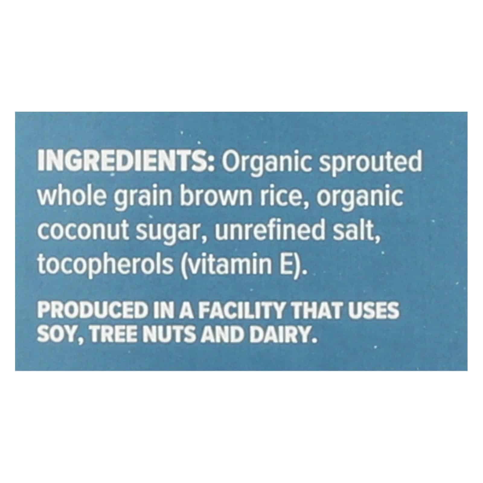 One Degree Organic Foods Sprouted Brown Rice - Crisps Cereal - Case of 6 - 8 oz. - Image 2