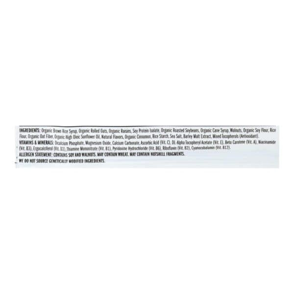 Clif Bar - Organic Oat Raisin Walnut - Case of 12 - 2.4 oz - Image 3
