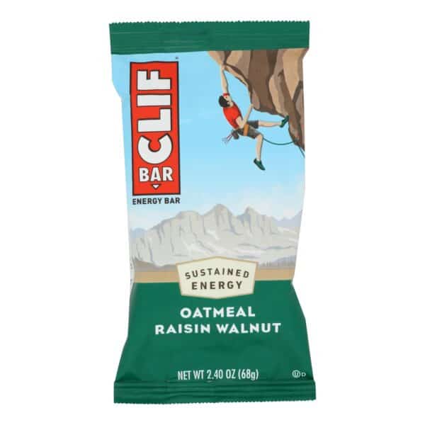 Clif Bar - Organic Oat Raisin Walnut - Case of 12 - 2.4 oz