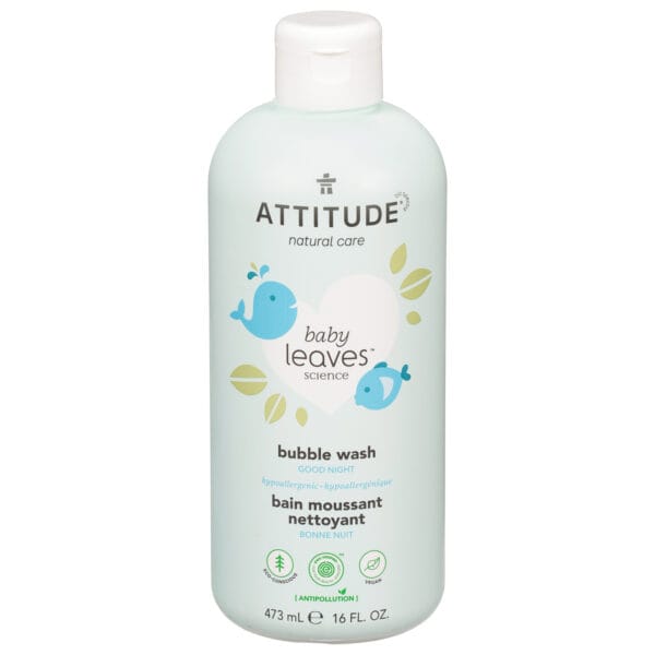 Attitude - Baby Bubble Wash Night - 1 Each 1-16 OZ - Image 2
