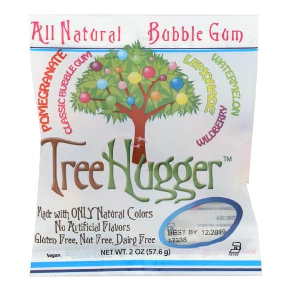 Tree Hugger Bubble Gum - Fantastic Fruit - 2 oz - Case of 12 - Image 2