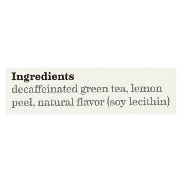 Bigelow Tea Decaffeinated Tea - Green Tea with Lemon - Case of 6 - 20 BAG - Image 2