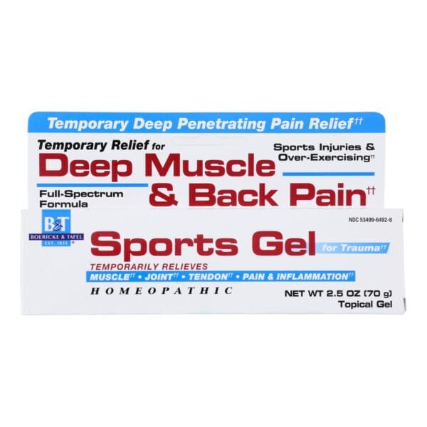 Boericke and Tafel - Sports Gel - 2.5 oz - Image 2
