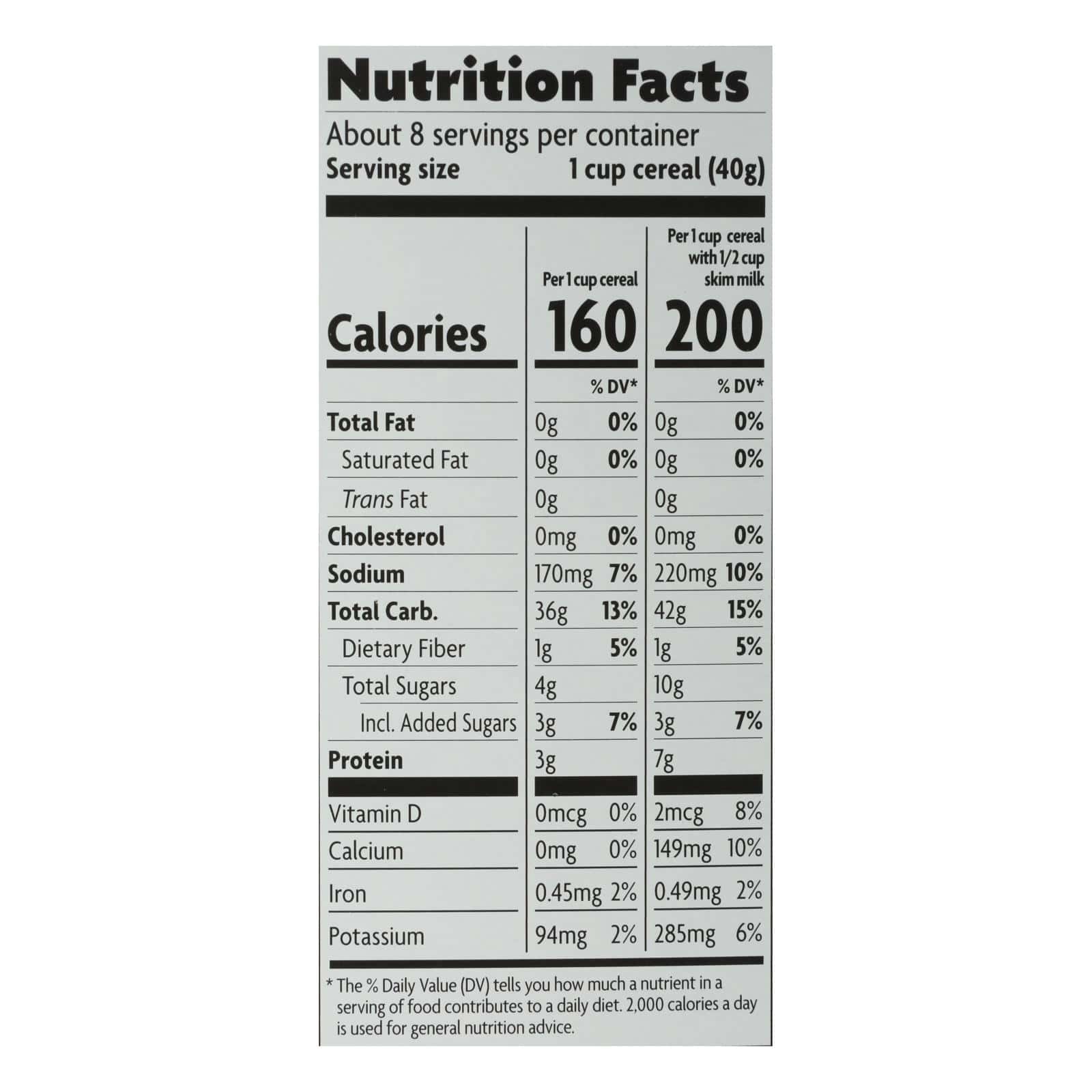 Nature's Path Organic Corn Flakes Cereal - Fruit Juice Sweetened - Case of 12 - 10.6 oz.