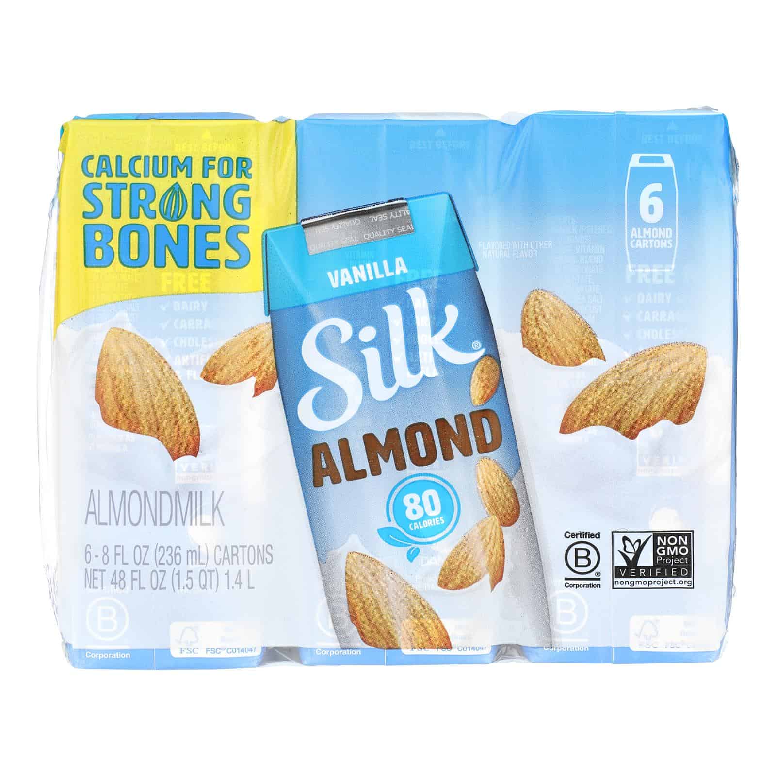 Silk Pure Almond Milk - Vanilla - Case of 3 - 8 Fl oz. - Image 3