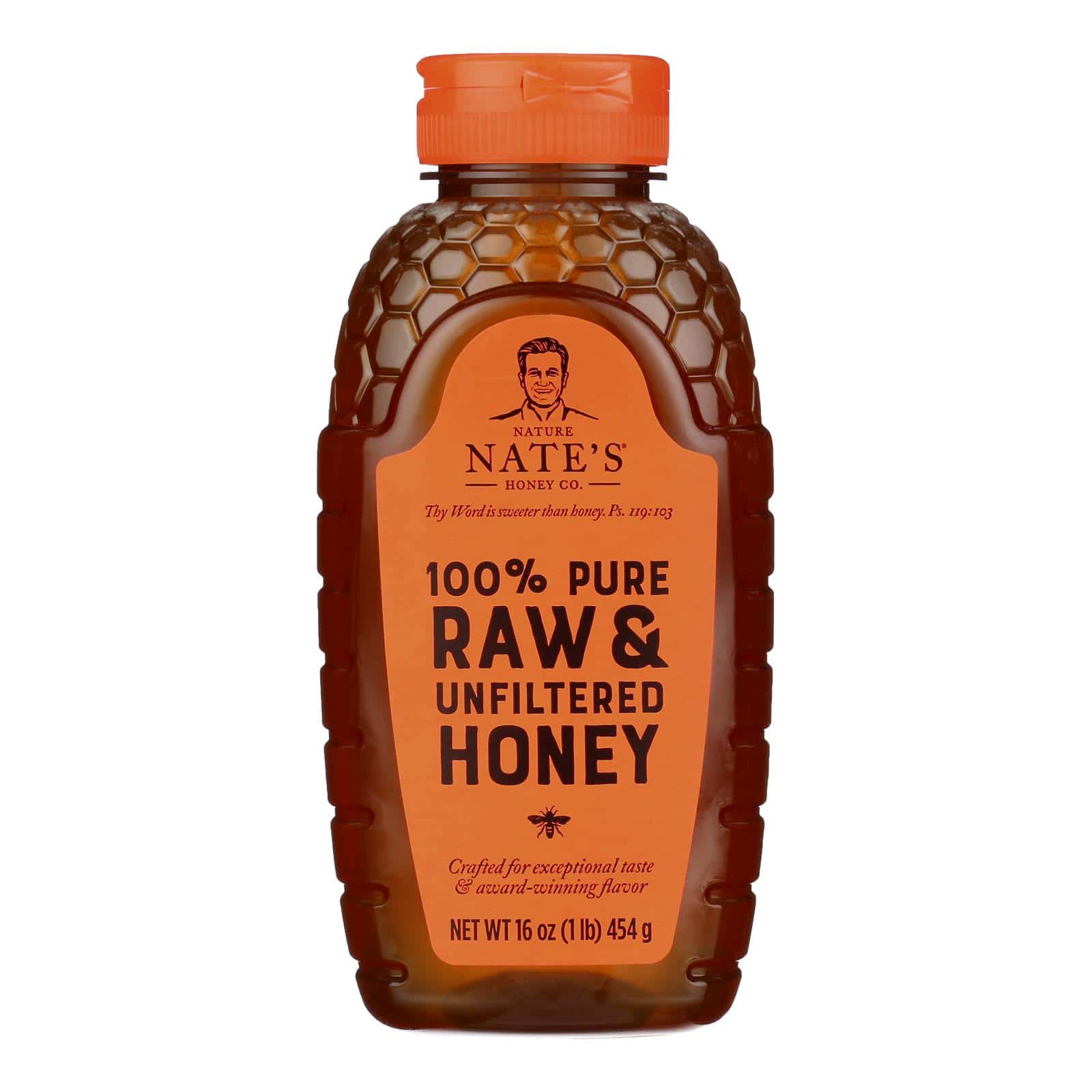 Nature Nate's Raw & Unfiltered Honey - Case of 6 - 16 OZ - Image 2