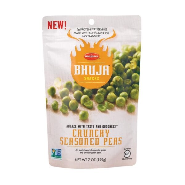 Bhuja Snacks - Crunchy Seasoned Peas - Case of 6 - 7 oz. - Image 2