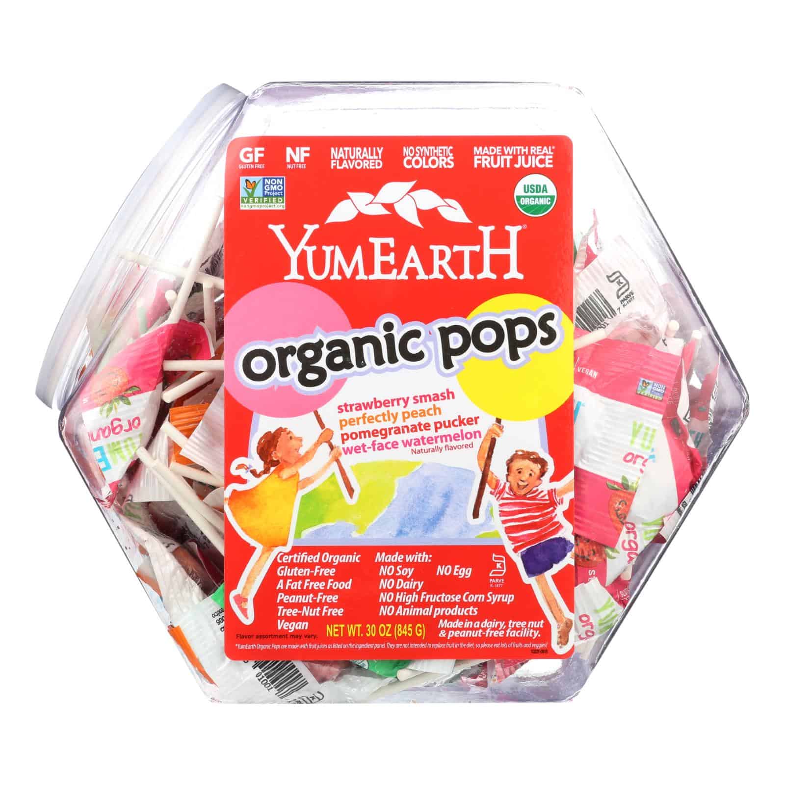 Yumearth Counter Top Assorted Fruit Lollipops Bin  - 1 Each - 30 OZ - Image 2