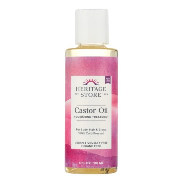 Heritage Products Castor Oil Hexane Free - 4 fl oz - Image 2