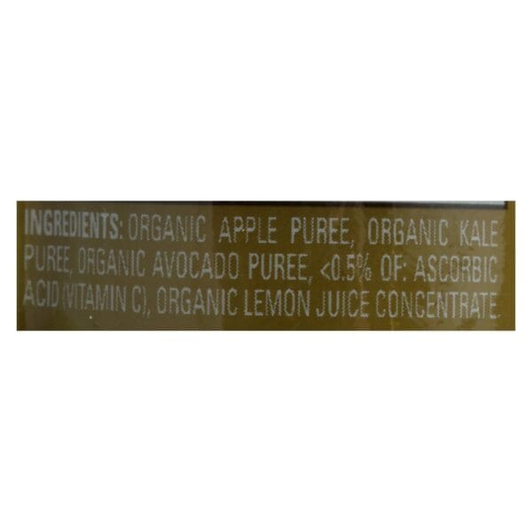Happy Baby Happy Baby Clearly Crafted - Apples Kale and Avocados - Case of 16 - 4 oz. - Image 2