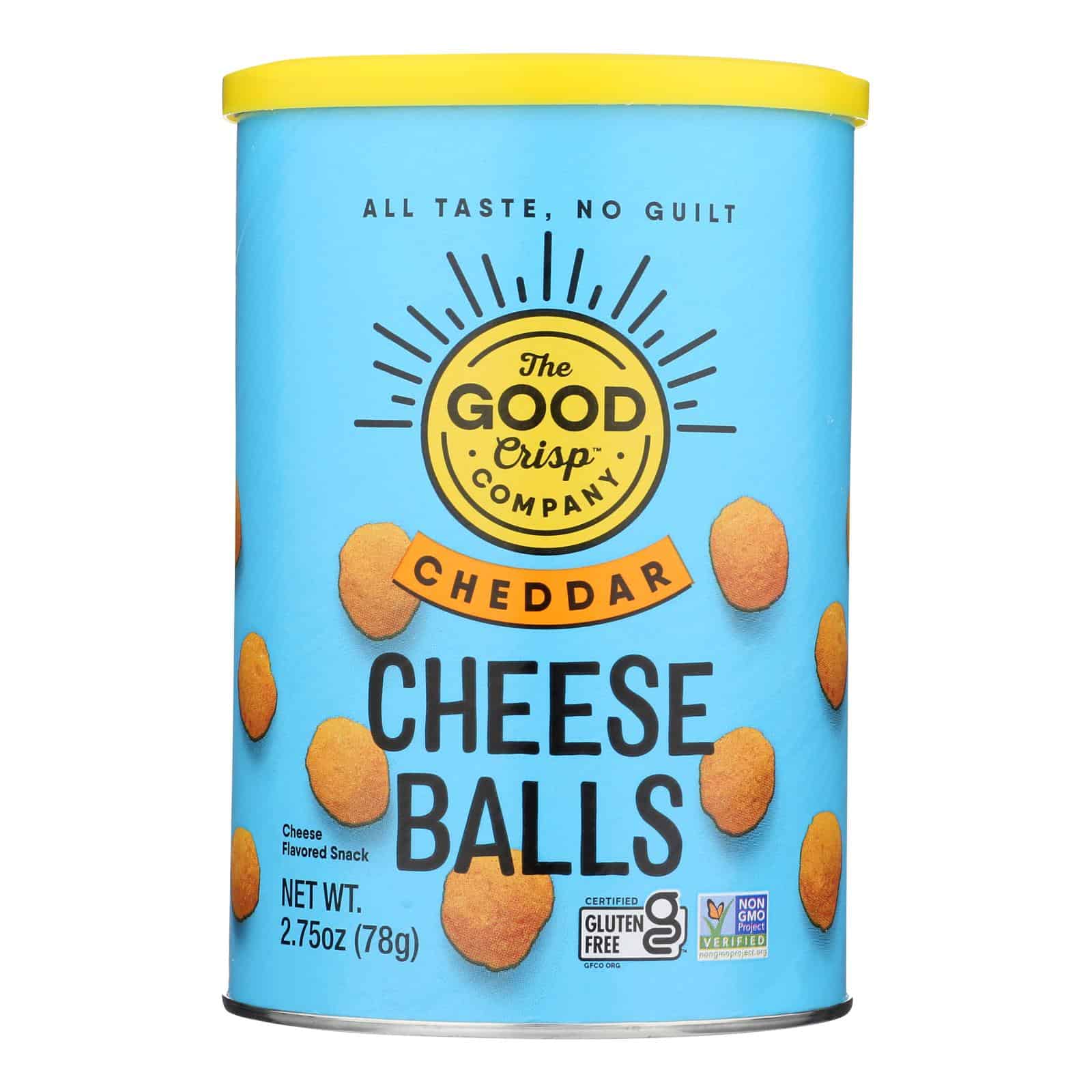 The Good Crisp Company - Cheese Balls Cheddar - Case of 9-2.75 OZ - Image 2