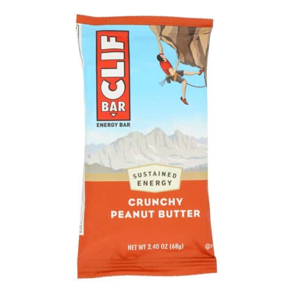 Clif Bar - Organic Crunch Peanut Butter - Case of 12 - 2.4 oz - Image 3