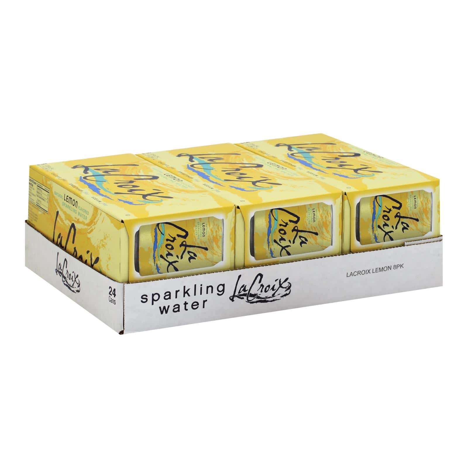 Lacroix Sparkling Water - Lemon - Case of 3 - 12 Fl oz. - Image 2